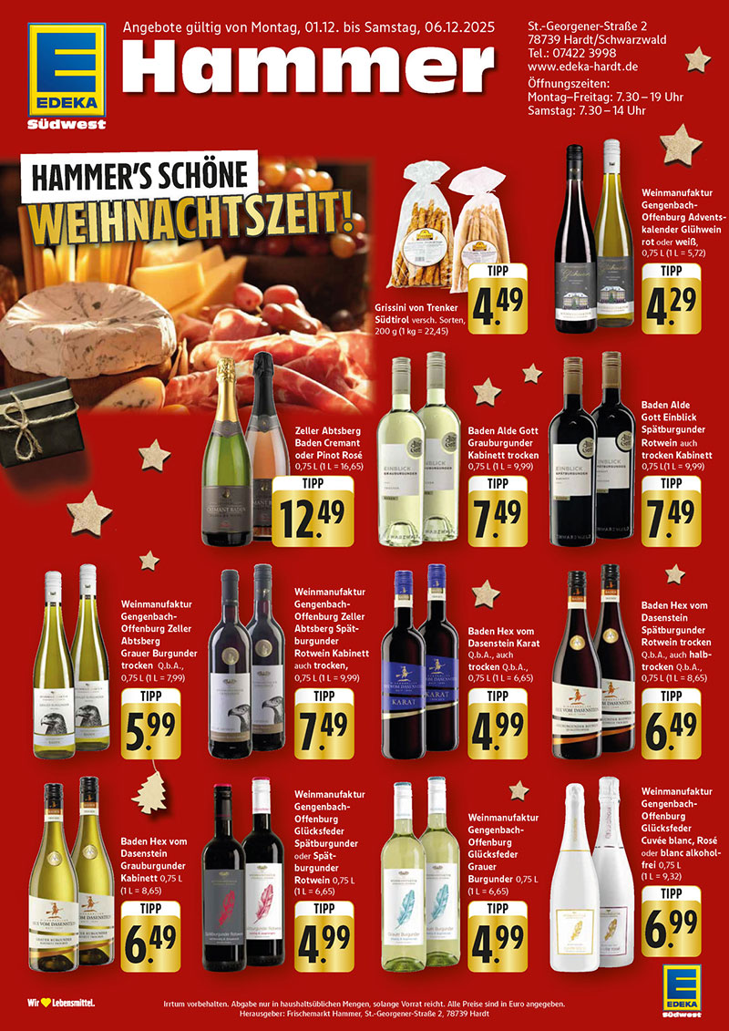 Angebote zur Weihnachtszeit