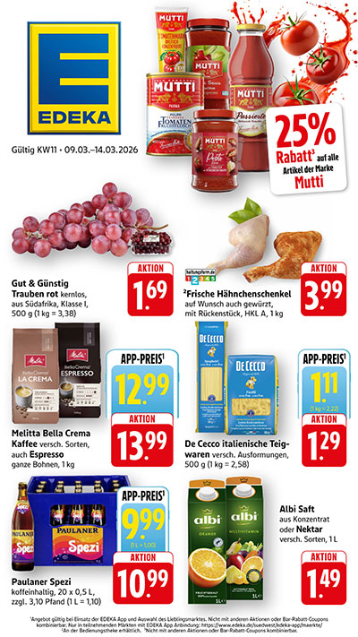 Angebote der Woche Seite 1